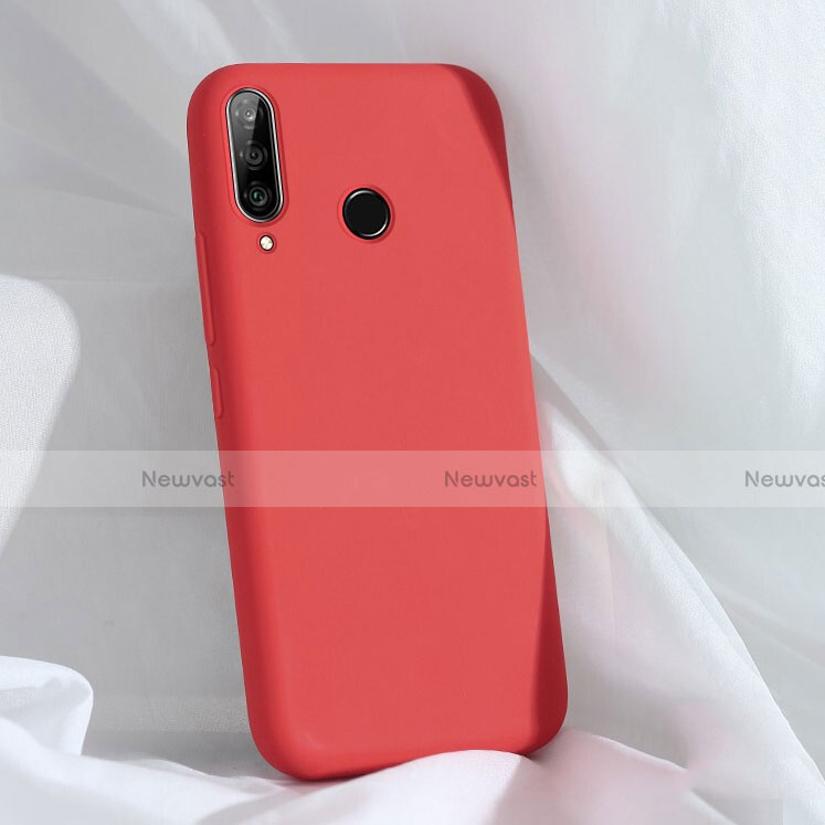 Ultra-thin Silicone Gel Soft Case 360 Degrees Cover C03 for Huawei Nova 4e Red