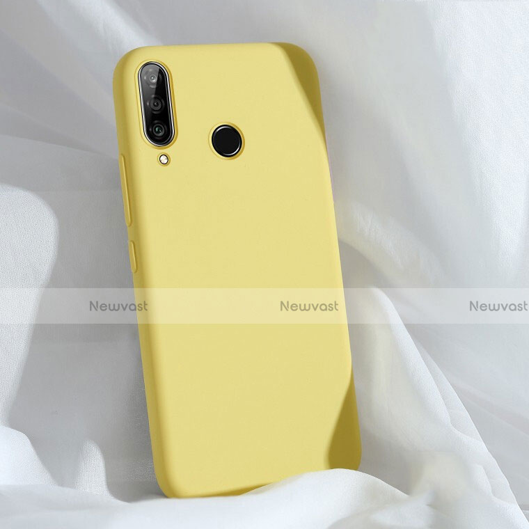 Ultra-thin Silicone Gel Soft Case 360 Degrees Cover C03 for Huawei Nova 4e Yellow