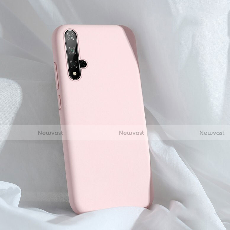 Ultra-thin Silicone Gel Soft Case 360 Degrees Cover C03 for Huawei Nova 5 Pink