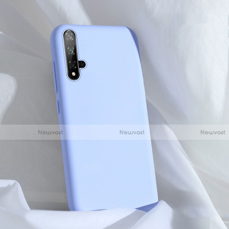 Ultra-thin Silicone Gel Soft Case 360 Degrees Cover C03 for Huawei Nova 5 Pro Sky Blue