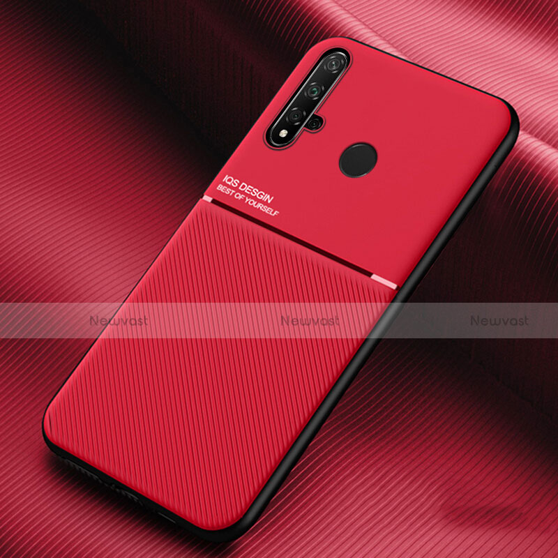 Ultra-thin Silicone Gel Soft Case 360 Degrees Cover C03 for Huawei Nova 5i Red