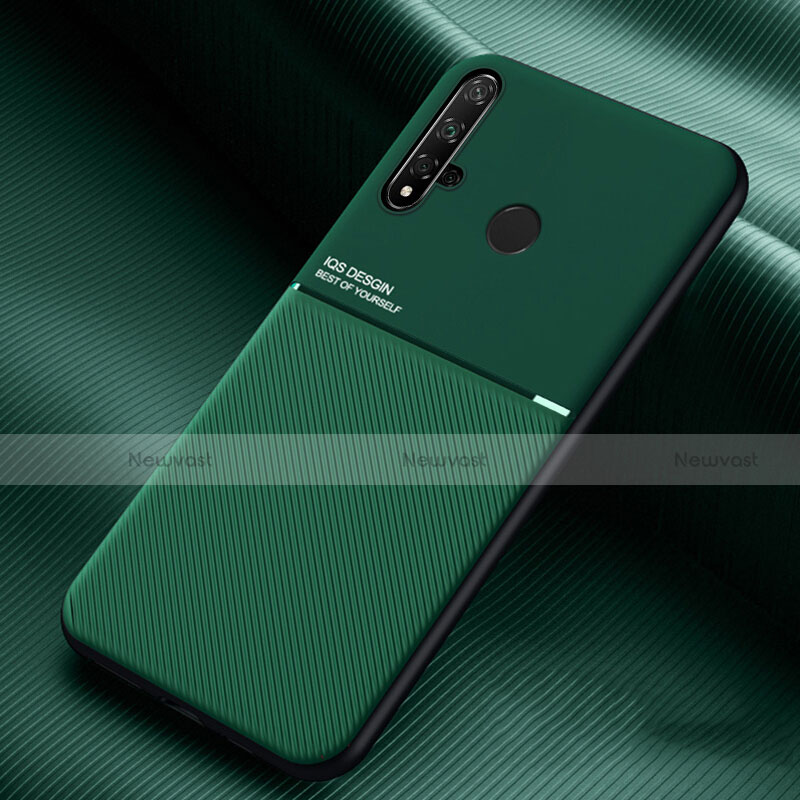 Ultra-thin Silicone Gel Soft Case 360 Degrees Cover C03 for Huawei P20 Lite (2019) Green