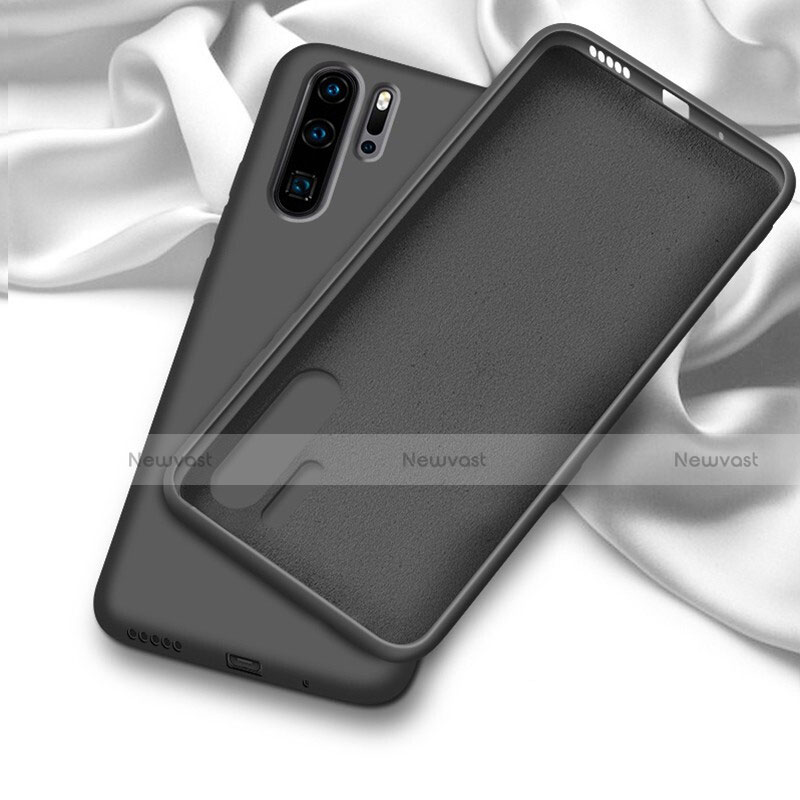 Ultra-thin Silicone Gel Soft Case 360 Degrees Cover C03 for Huawei P30 Pro Black