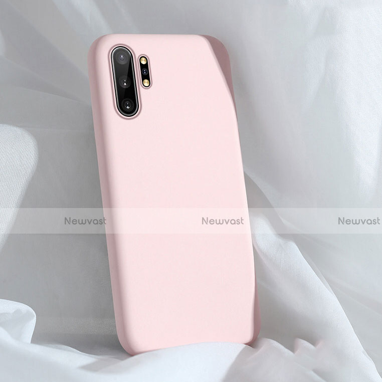 Ultra-thin Silicone Gel Soft Case 360 Degrees Cover C03 for Samsung Galaxy Note 10 Plus 5G Pink