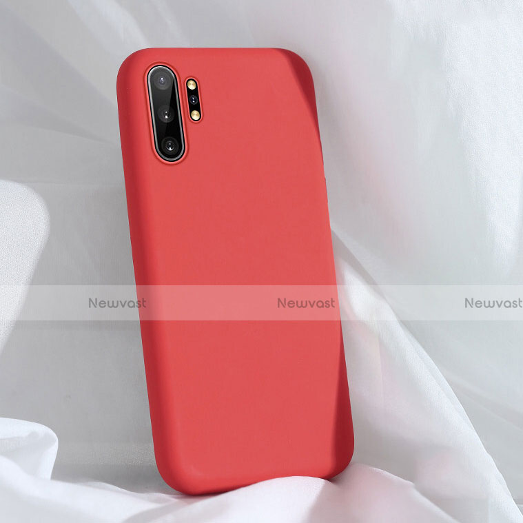 Ultra-thin Silicone Gel Soft Case 360 Degrees Cover C03 for Samsung Galaxy Note 10 Plus 5G Red