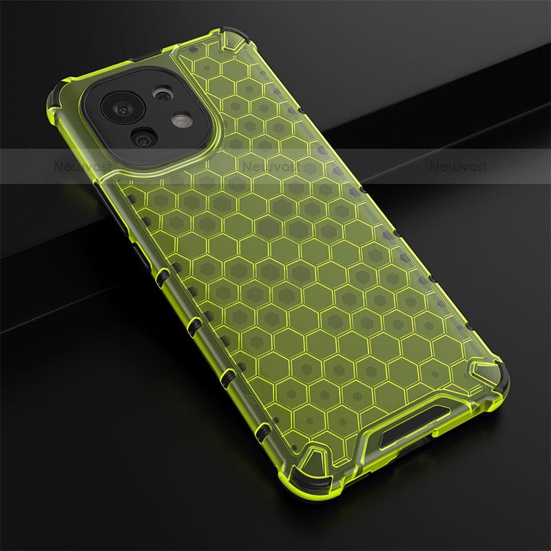 Ultra-thin Silicone Gel Soft Case 360 Degrees Cover C03 for Xiaomi Mi 11 Lite 4G Green