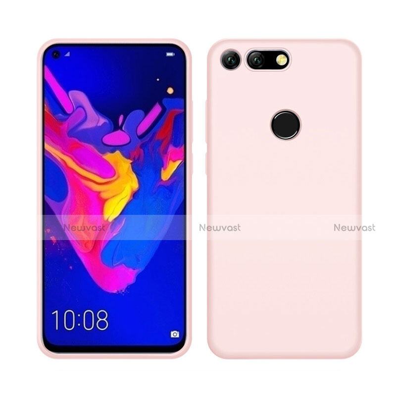 Ultra-thin Silicone Gel Soft Case 360 Degrees Cover C04 for Huawei Honor View 20 Pink