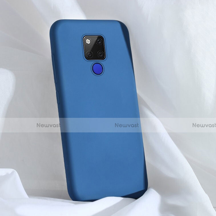 Ultra-thin Silicone Gel Soft Case 360 Degrees Cover C04 for Huawei Mate 20 X 5G Blue