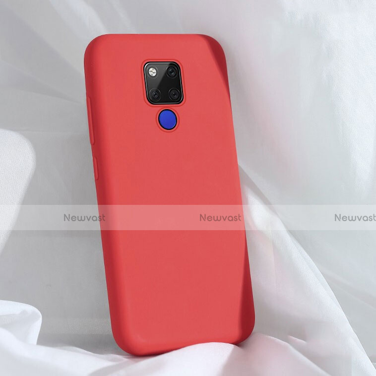 Ultra-thin Silicone Gel Soft Case 360 Degrees Cover C04 for Huawei Mate 20 X 5G Red