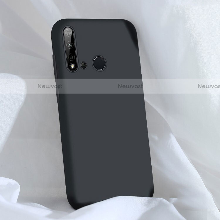 Ultra-thin Silicone Gel Soft Case 360 Degrees Cover C04 for Huawei P20 Lite (2019) Black