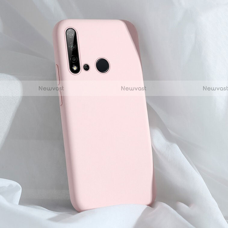 Ultra-thin Silicone Gel Soft Case 360 Degrees Cover C04 for Huawei P20 Lite (2019) Pink