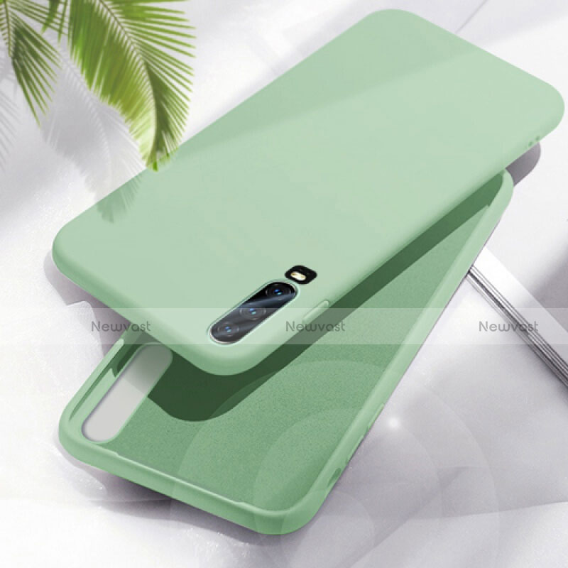 Ultra-thin Silicone Gel Soft Case 360 Degrees Cover C04 for Huawei P30 Green