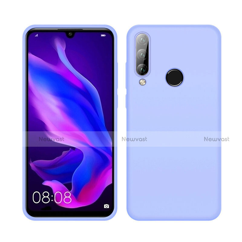 Ultra-thin Silicone Gel Soft Case 360 Degrees Cover C04 for Huawei P30 Lite Sky Blue