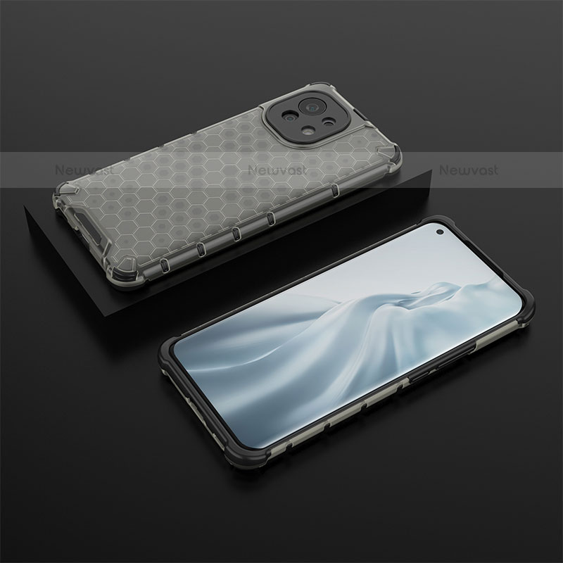 Ultra-thin Silicone Gel Soft Case 360 Degrees Cover C04 for Xiaomi Mi 11 Lite 5G Gray