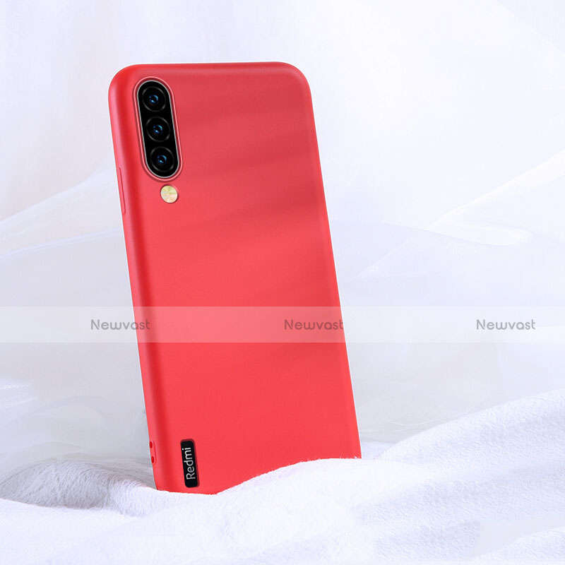 Ultra-thin Silicone Gel Soft Case 360 Degrees Cover C04 for Xiaomi Mi A3 Red
