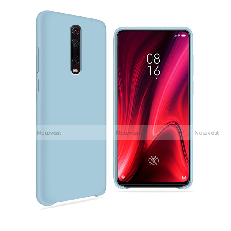 Ultra-thin Silicone Gel Soft Case 360 Degrees Cover C04 for Xiaomi Redmi K20 Sky Blue