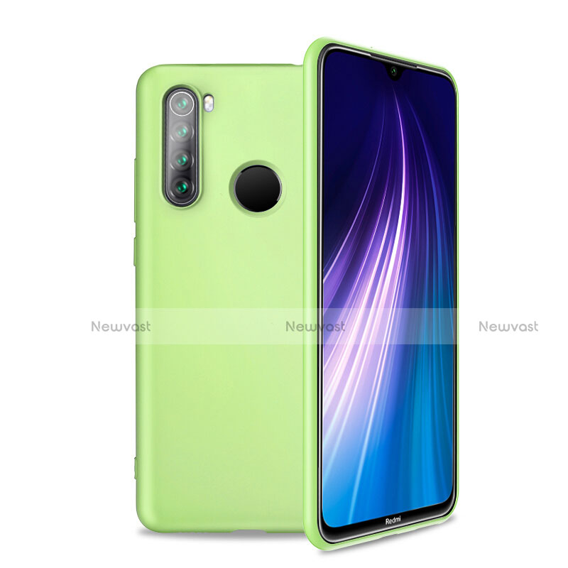 Ultra-thin Silicone Gel Soft Case 360 Degrees Cover C04 for Xiaomi Redmi Note 8 (2021) Green