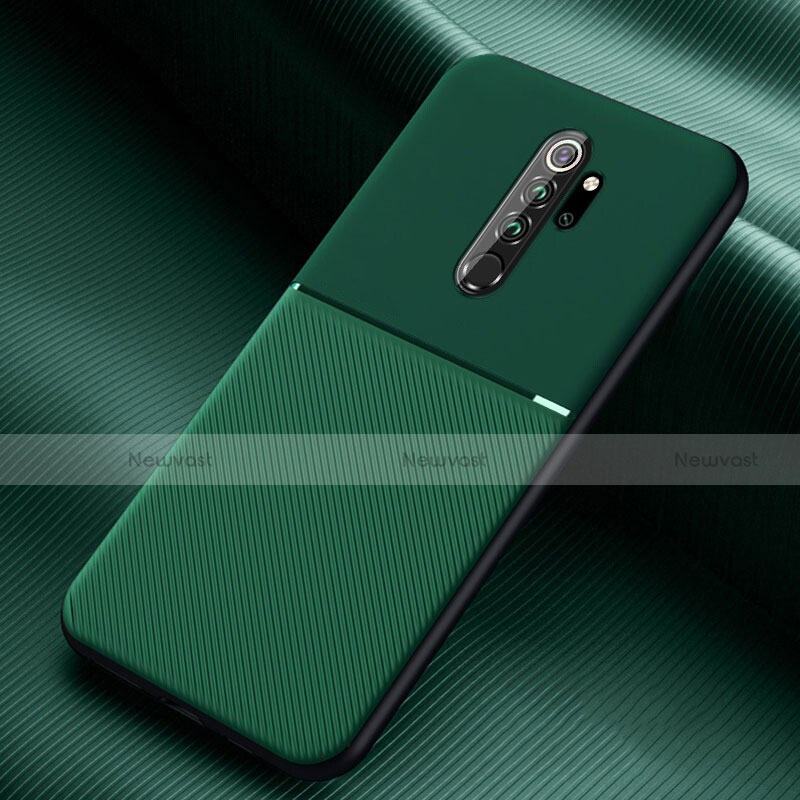 Ultra-thin Silicone Gel Soft Case 360 Degrees Cover C04 for Xiaomi Redmi Note 8 Pro Green