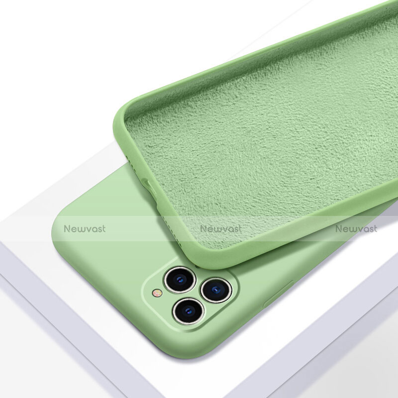 Ultra-thin Silicone Gel Soft Case 360 Degrees Cover C05 for Apple iPhone 11 Pro Max Green