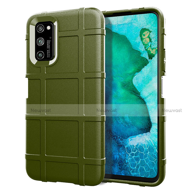 Ultra-thin Silicone Gel Soft Case 360 Degrees Cover C05 for Huawei Honor V30 Pro 5G Green