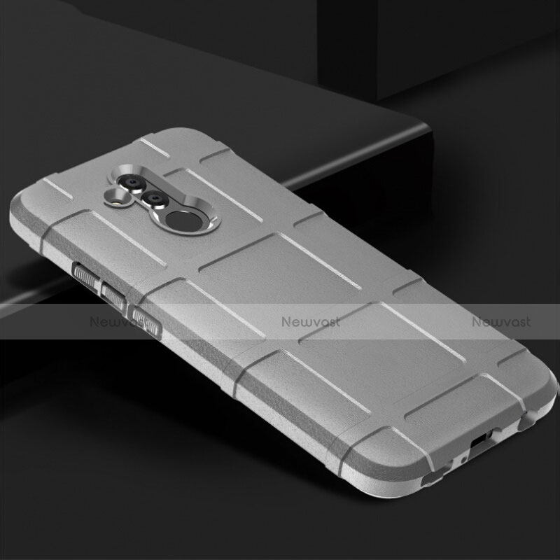 Ultra-thin Silicone Gel Soft Case 360 Degrees Cover C05 for Huawei Mate 20 Lite Silver