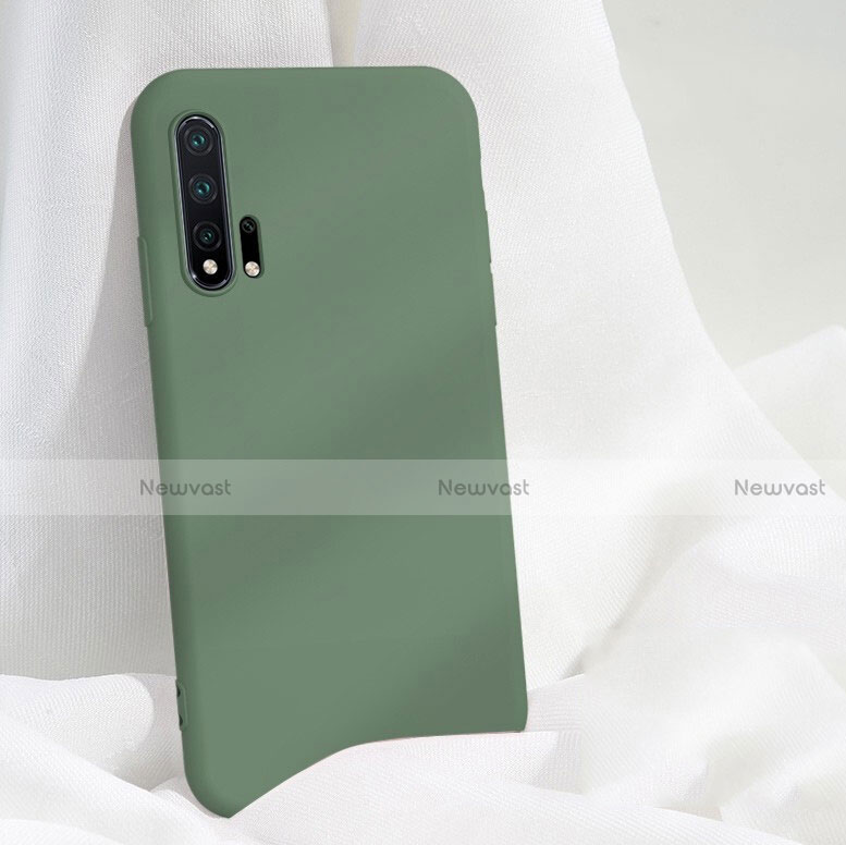 Ultra-thin Silicone Gel Soft Case 360 Degrees Cover C05 for Huawei Nova 6 Cyan