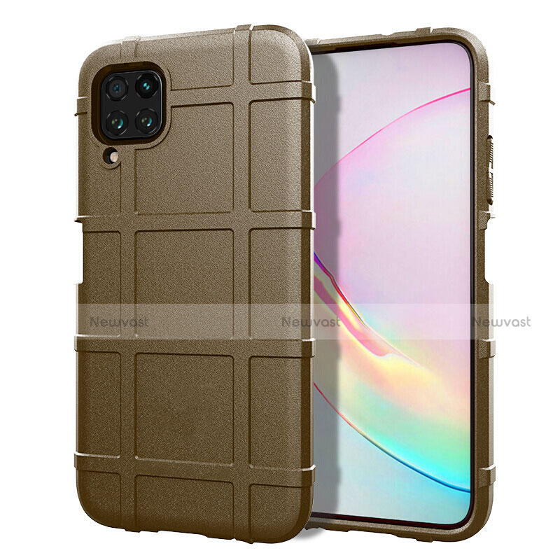 Ultra-thin Silicone Gel Soft Case 360 Degrees Cover C05 for Huawei Nova 6 SE Brown