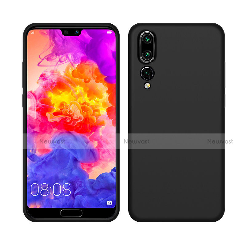 Ultra-thin Silicone Gel Soft Case 360 Degrees Cover C05 for Huawei P20 Pro Black