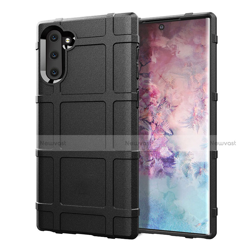 Ultra-thin Silicone Gel Soft Case 360 Degrees Cover C05 for Samsung Galaxy Note 10 Black