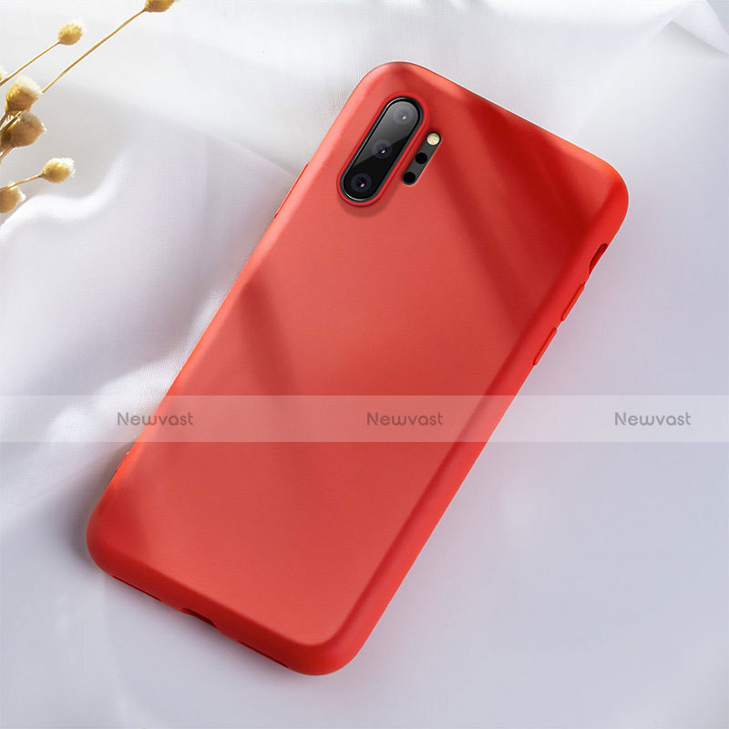 Ultra-thin Silicone Gel Soft Case 360 Degrees Cover C05 for Samsung Galaxy Note 10 Plus 5G Red