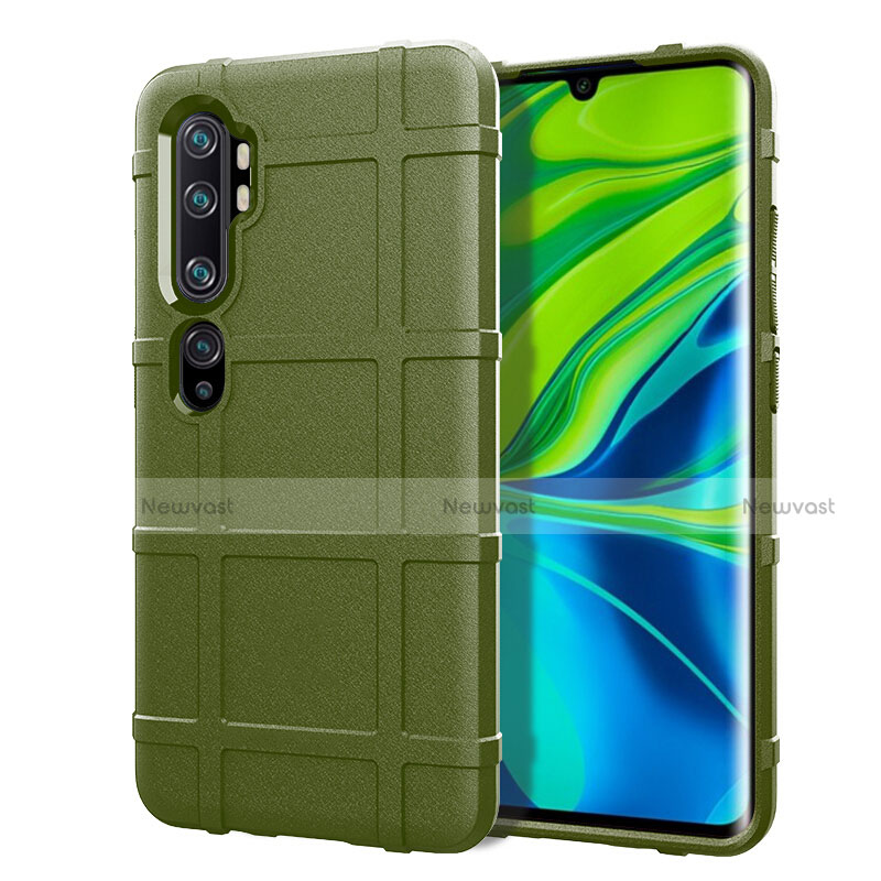 Ultra-thin Silicone Gel Soft Case 360 Degrees Cover C05 for Xiaomi Mi Note 10 Pro Green