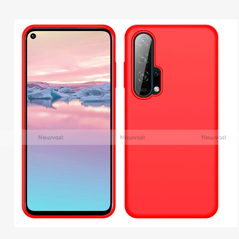 Ultra-thin Silicone Gel Soft Case 360 Degrees Cover C06 for Huawei Honor 20 Pro Red