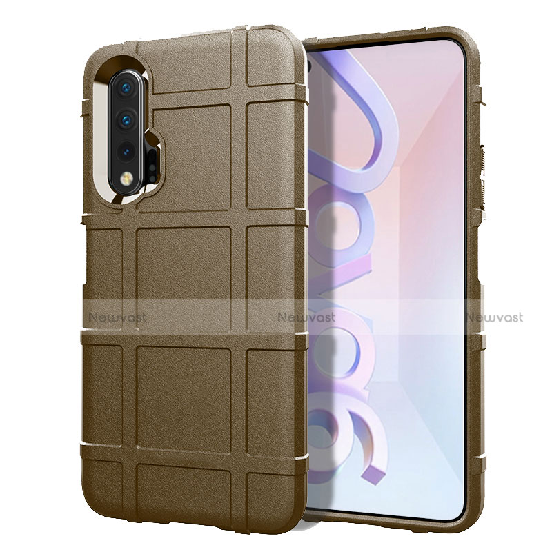 Ultra-thin Silicone Gel Soft Case 360 Degrees Cover C06 for Huawei Nova 6 5G Brown