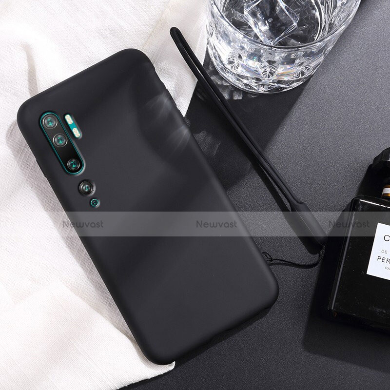 Ultra-thin Silicone Gel Soft Case 360 Degrees Cover C06 for Xiaomi Mi Note 10 Black