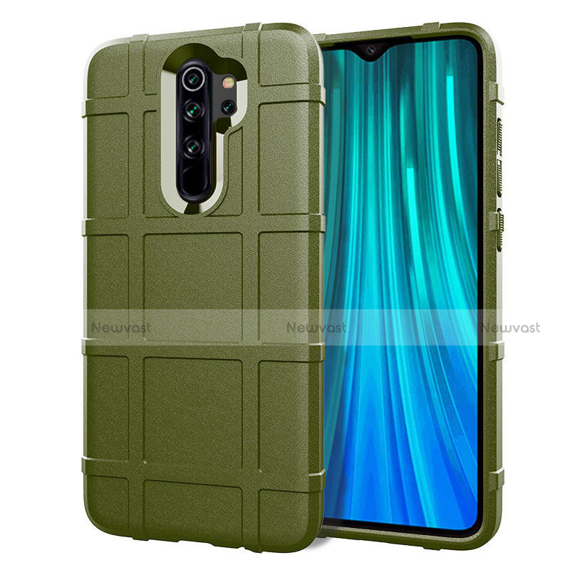 Ultra-thin Silicone Gel Soft Case 360 Degrees Cover C06 for Xiaomi Redmi Note 8 Pro Green