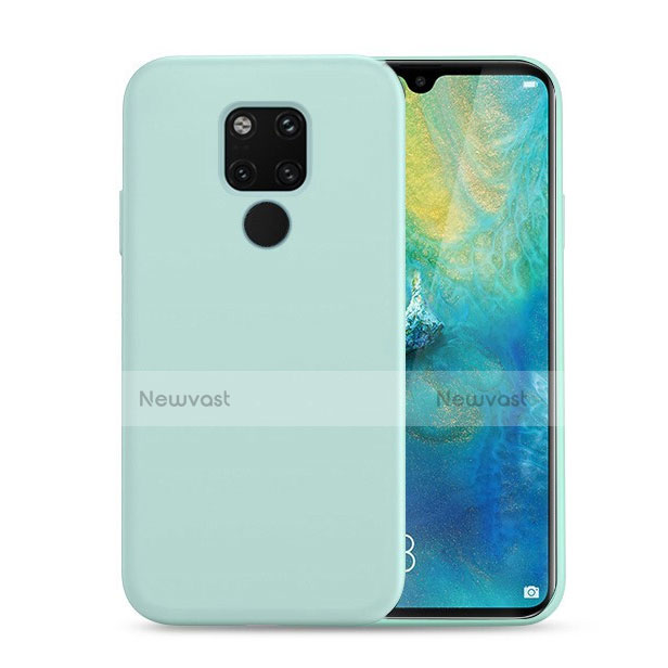 Ultra-thin Silicone Gel Soft Case 360 Degrees Cover C07 for Huawei Mate 20 Sky Blue