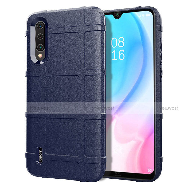 Ultra-thin Silicone Gel Soft Case 360 Degrees Cover C07 for Xiaomi Mi A3 Blue