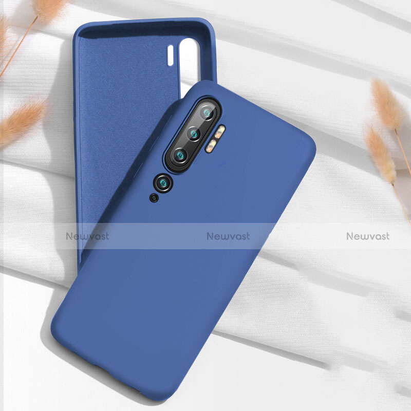 Ultra-thin Silicone Gel Soft Case 360 Degrees Cover C07 for Xiaomi Mi Note 10 Pro Blue