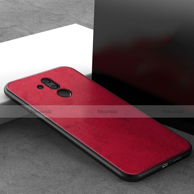 Ultra-thin Silicone Gel Soft Case 360 Degrees Cover C09 for Huawei Mate 20 Lite Red