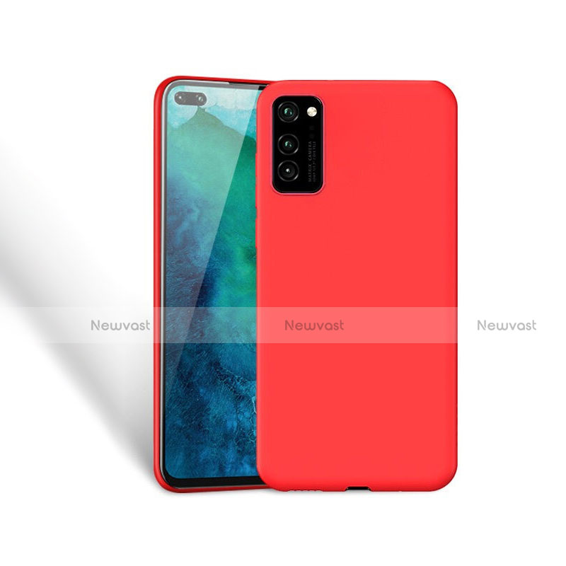 Ultra-thin Silicone Gel Soft Case 360 Degrees Cover F02 for Huawei Honor View 30 Pro 5G Red