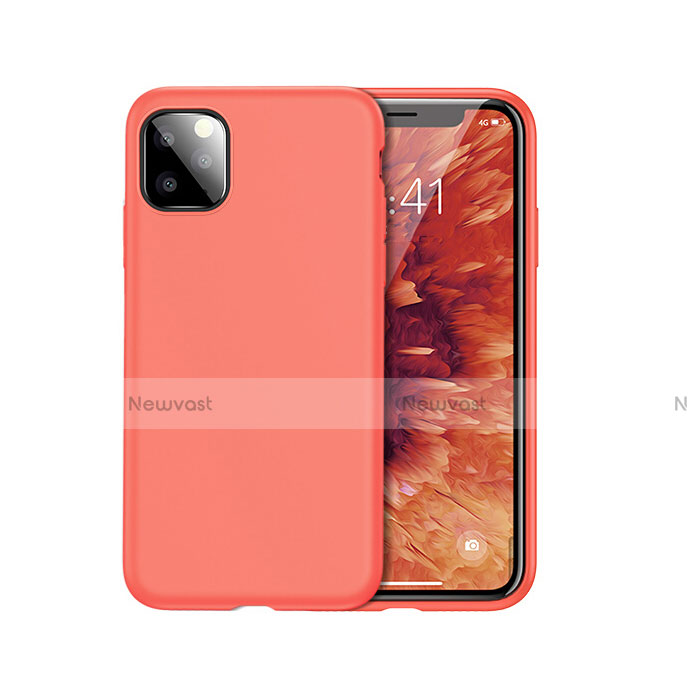 Ultra-thin Silicone Gel Soft Case 360 Degrees Cover for Apple iPhone 11 Pro Max Orange