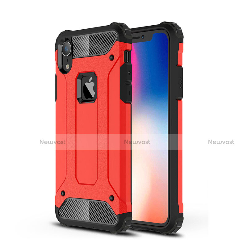 Ultra-thin Silicone Gel Soft Case 360 Degrees Cover for Apple iPhone XR Red