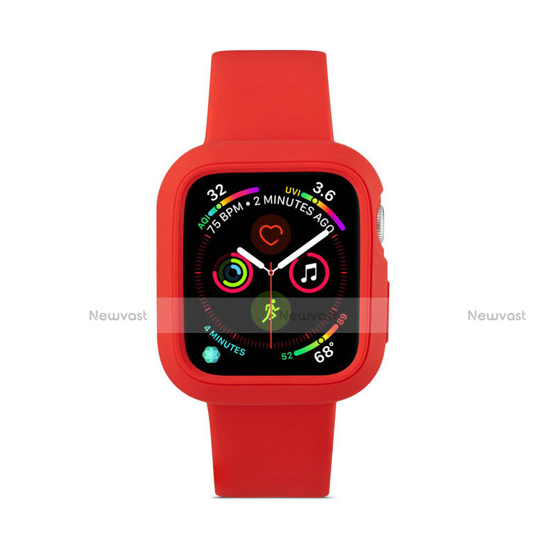 Ultra-thin Silicone Gel Soft Case 360 Degrees Cover for Apple iWatch 5 44mm