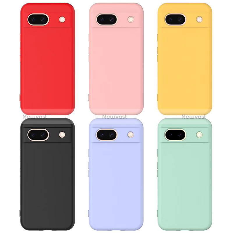 Ultra-thin Silicone Gel Soft Case 360 Degrees Cover for Google Pixel 8a 5G