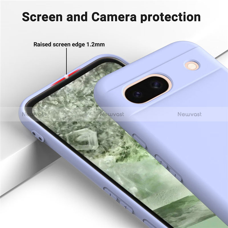 Ultra-thin Silicone Gel Soft Case 360 Degrees Cover for Google Pixel 8a 5G