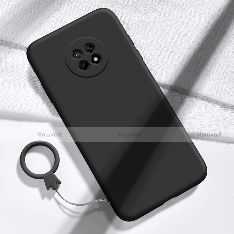 Ultra-thin Silicone Gel Soft Case 360 Degrees Cover for Huawei Enjoy 20 Plus 5G Black