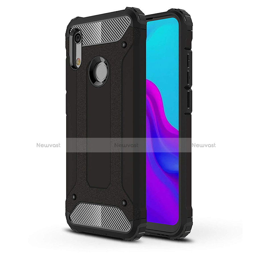 Ultra-thin Silicone Gel Soft Case 360 Degrees Cover for Huawei Honor 8A Black