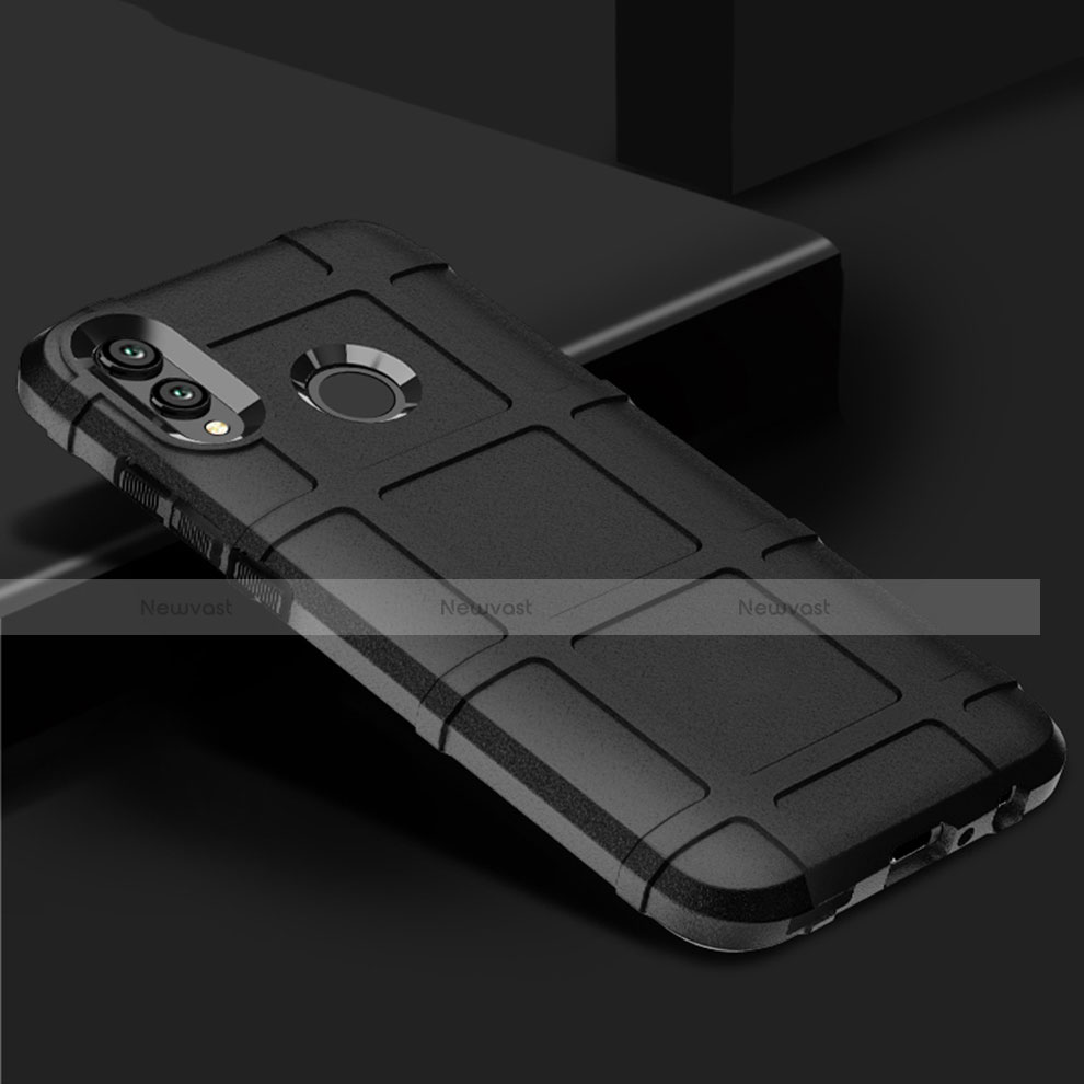 Ultra-thin Silicone Gel Soft Case 360 Degrees Cover for Huawei Honor 8X Black