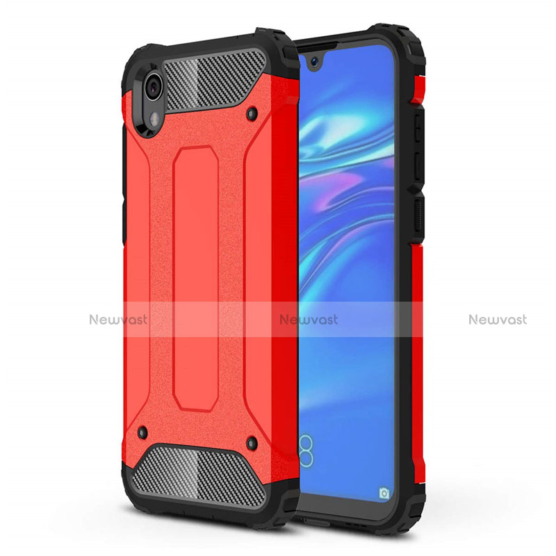 Ultra-thin Silicone Gel Soft Case 360 Degrees Cover for Huawei Honor Play 8 Red