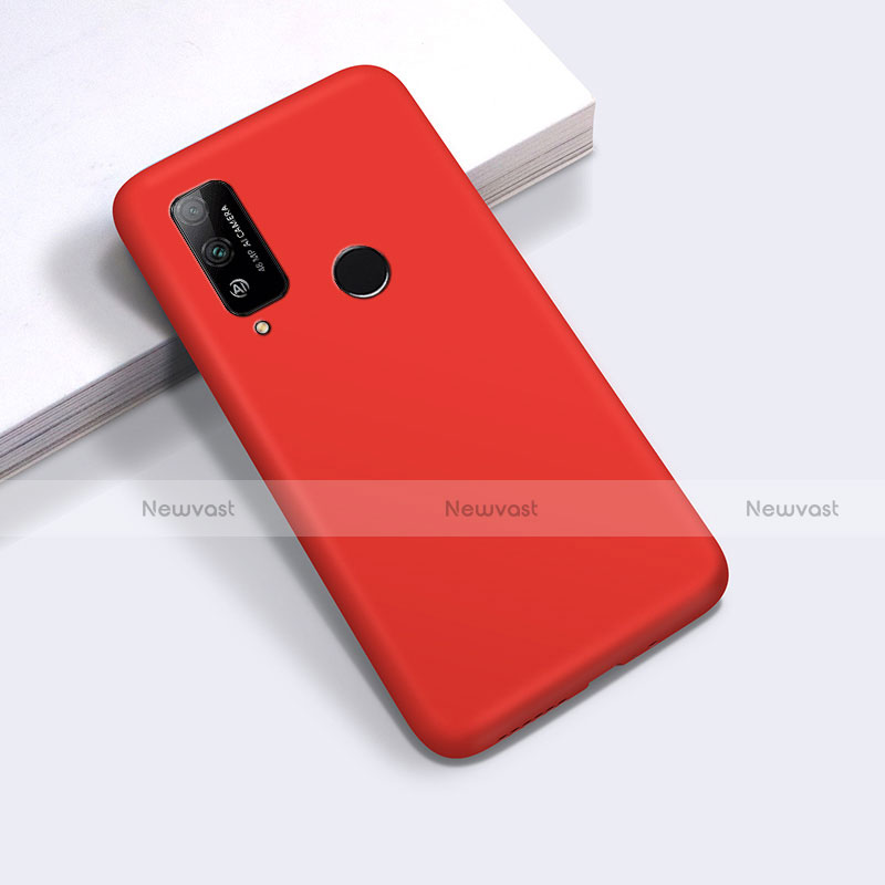 Ultra-thin Silicone Gel Soft Case 360 Degrees Cover for Huawei Honor Play4T Red